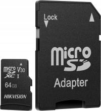 Karta microSD 64GB do Kamer IP 92MB/s Hikvision C1