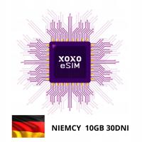 Мобильный интернет Германия XOXO eSIM 10Gb на 30 дней