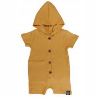 Rampers niemowlęcy 74 bawełna prążkowana 6 m