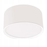 Okrągły klasyczny plafon biały Kendal 9 cm LED 3000k ciepłe światło