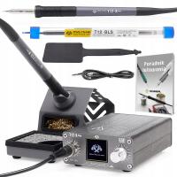 Паяльная станция паяльник OSS TECHREBAL T12-X PLUS 72 Вт наконечники T12