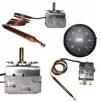 TERMOSTAT 0-90 STOPNI Z KAPILARĄ I POKRĘTŁEM DO GRZAŁEK PORZĄDNY SOLID 230V