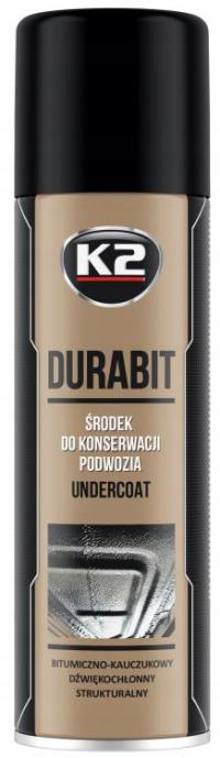 K2 Durabit środek do konserwacji podwozia bitum bitumen spray 500 ml