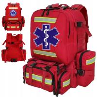 Duży Plecak MEDYCZNY Apteczka Torba Walizka Skrzynka Ratunkowa 53L