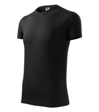 XL футболка мужская хлопковая приталенная черная футболка тонкая MALFINI VIPER 143