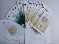 Foldery NBP Odkryj Polskę komplet 23 szt. j.polski