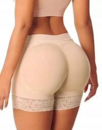 Трусики с эффектом пуш-ап с кружевом, увеличивающие съемные вставки 58k