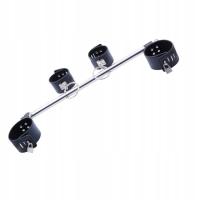 НАРУЧНИКИ НА РУКИ И НОГИ С МЕТАЛЛИЧЕСКИМ СТОЙКА