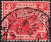 Federated Malay States 4 c.