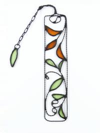 Zakładka witrażowa JESIENNE LIŚCIE