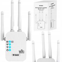 WiFi ретранслятор сетевой ретранслятор 2,4 ГГц большой диапазон 300 Мбит / с 4 антенны