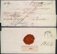 Hirschberg - Breslau F ok.1830 / paczkowy