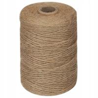 Джутовый шнур декоративный натуральный 2 мм 250 м 500 г
