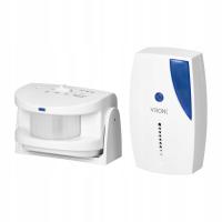 ORNO CZUJNIK RUCHU AS-10 SYGNALIZACJA BEZPRZEWODOWA AKUSTYCZNA ŚWIETLNA