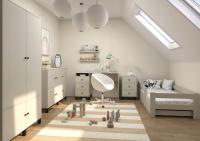 Комплект детской мебели кровать T - SIMPLE 180x80 набор 5EL кашемир