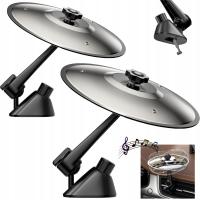 2SZT MINI METALOWE TALERZE PERKUSYJNE - DO DESEK ROZDZIELCZYCH SAMOCHODÓW