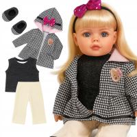 Детская кукла интерактивная большая 56 см мягкая говорящая поет 2языки маленькая девочка