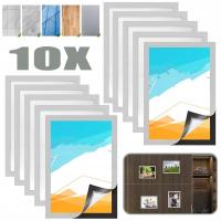 10 SZT. RAMEK MAGNETYCZNYCH A4, SAMOPRZYLEPNE, ROZKŁADANE RAMKI MAGNETYCZNE
