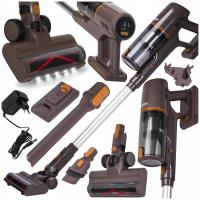 ODKURZACZ BEZPRZEWODOWY PIONOWY RĘCZNY ELEKTROSZCZOTKA LED 25,2V Bezworkowy