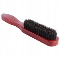 1SZT SZCZOTKA DO BRODY Z DREWNA I NATURALNEGO WŁOSIA DO STYLIZACJI