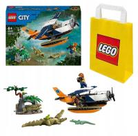 LEGO CITY 6+ SAMOLOT WODOLOT BADACZKI DŻUNGLI 60425