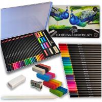 Карандаши профессиональные сухие пастели для рисования набор карандашей 39EL