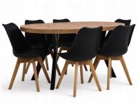 Круглый раскладной стол для 2 м 6 стульев набор скандинавских цветов гостиной