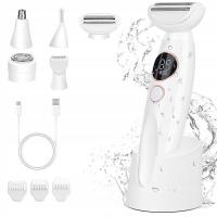 GOLARKA DAMSKA DEPILATOR DO CIAŁA BIKINI NÓG PACH WODOODPORNA USB 5W1