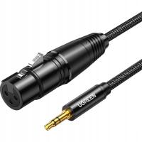 Kabel XLR - jack 3,5 mm Ugreen AV182 1 m