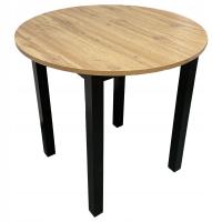 Обеденный стол современный скандинавский кухня гостиная Victor Ø90 см дуб