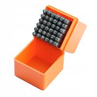 36 sztuk dużych liter i cyfr Stempel Narzędzie rzemieślnicze do drukowania metalu 3 mm