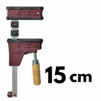 Ścisk pełnopowierzchniowy PRL400-15cm max. siła nacisku 400kg, ramię 8 cm