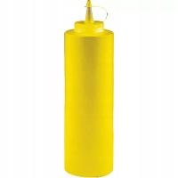 Butelka dozująca Paderno 360 ml, żółta