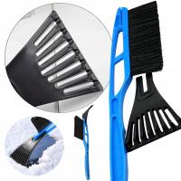 Щетка для снега со скребком 2в1 для уборки снега для автомобиля