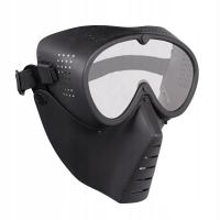 Regulowana łucznica ochronna oczu maska na twarz inSPORTline Seemaze