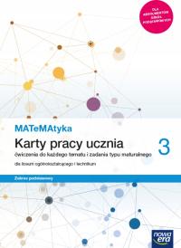 MATEMATYKA 3 LO KARTY PRACY PODSTAWOWY NOWA ERA