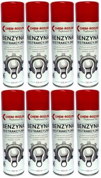 8× Benzyna ekstrakcyjna Chem-Rozlew 500 ml