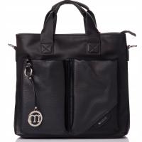 TOREBKA DUŻY POJEMNY SPORTOWY SHOPPER MONNARI do pracy na laptopa na ramię