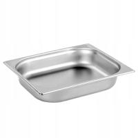 Pojemnik gastronomiczny GN 1/2 ze stali nierdzewnej 65 MM Mega-M