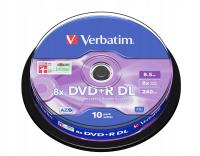 Płyta Verbatim DVD+R DL 8,5 GB 10 szt. AZO