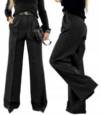 Awanti брюки элегантные женские прямые длинные черные