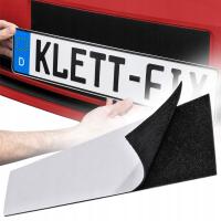 Ramki do tablic rejestracyjnych na rzep uchwyty mocowanie niewidoczne 2 szt