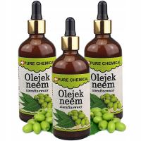 OLEJEK NEEM NIERAFINOWANY NATURALY ZIMNOTŁOCZONY 3x 100ml