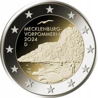 2 euro Niemcy Meklemburgia II Tron Królewski 2024