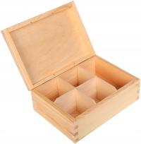 Коробка деревянная коробка 5 отделений декупаж
