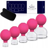 Zestaw 5 Szklanek do Baniek z Prawdziwego Szkła + Skrobak Powięziowy