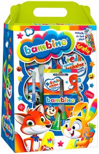 Zestaw podarunkowy w kolorze, kredki BAMBINO