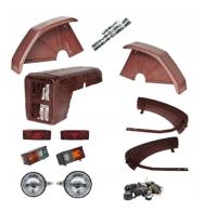 Zestaw oblachowania Ursus C-360-3P maska błotniki tył przednie wiązka lampy