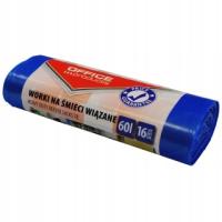Worki Na Śmieci Wiązane Premium mocne 60l 16szt.