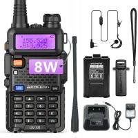 Baofeng UV - 5R 8W коротковолновое радио WALKIE TALKIE сканер VHF UHF CE